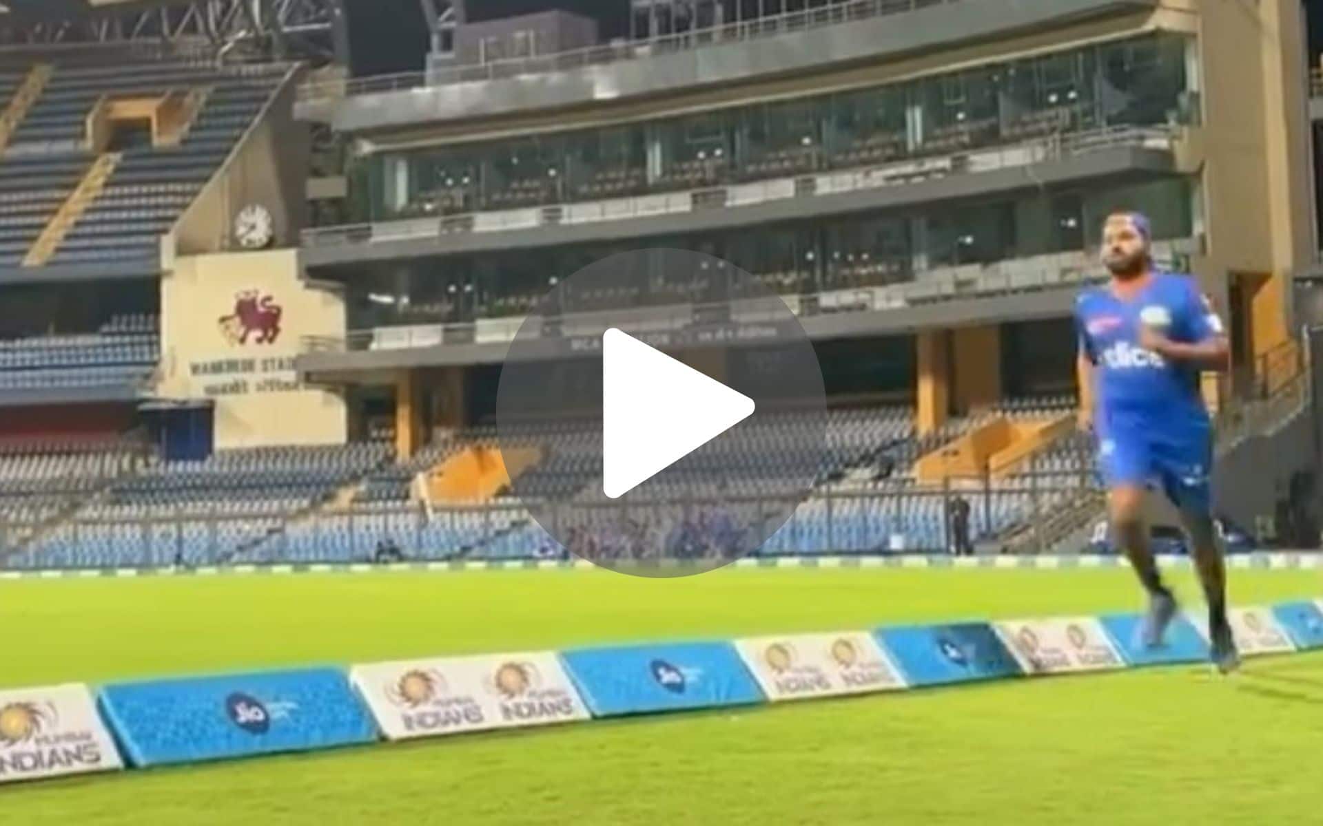 [Watch] Rohit Sharma's Energetic Sprint At Wankhede Ahead Of MI-RR Clash